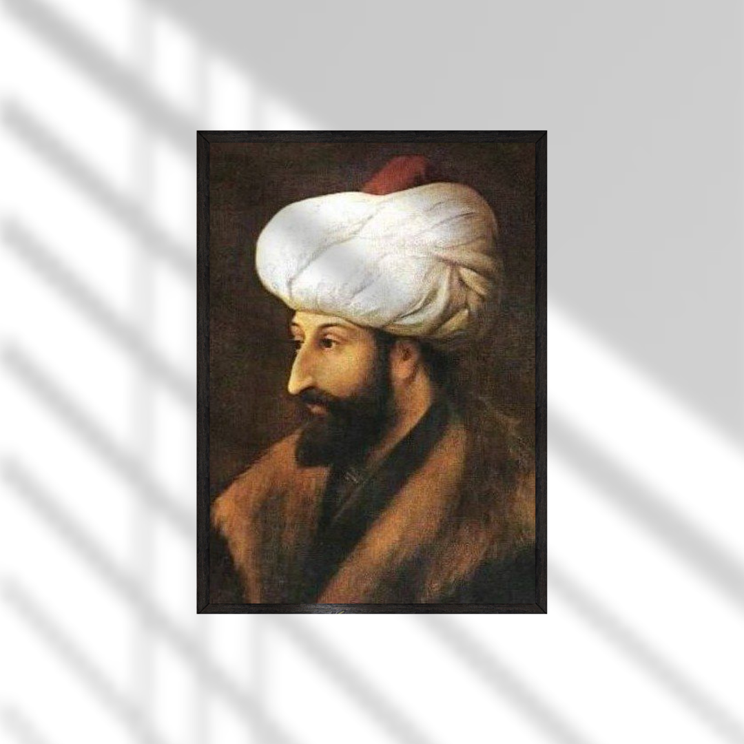 Fatih Sultan Mehmet Çerçeveli Tablo