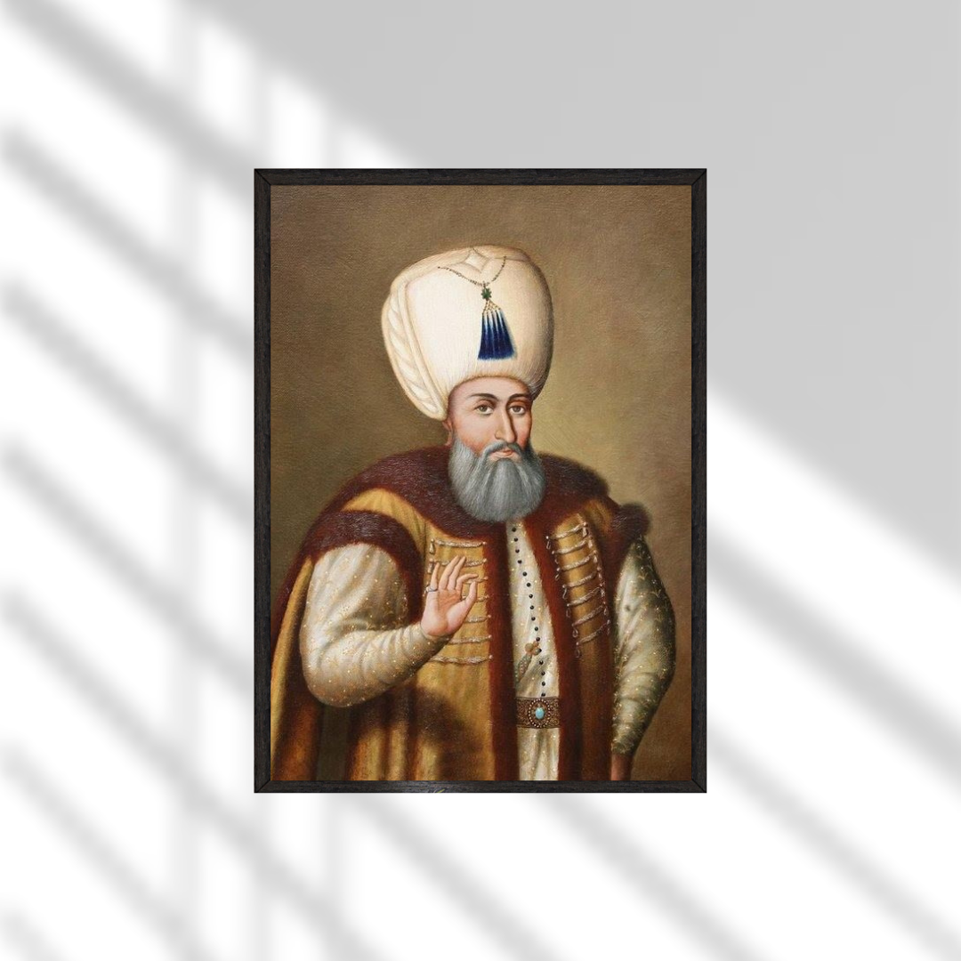 Kanuni Sultan Süleyman Çerçeveli Tablo