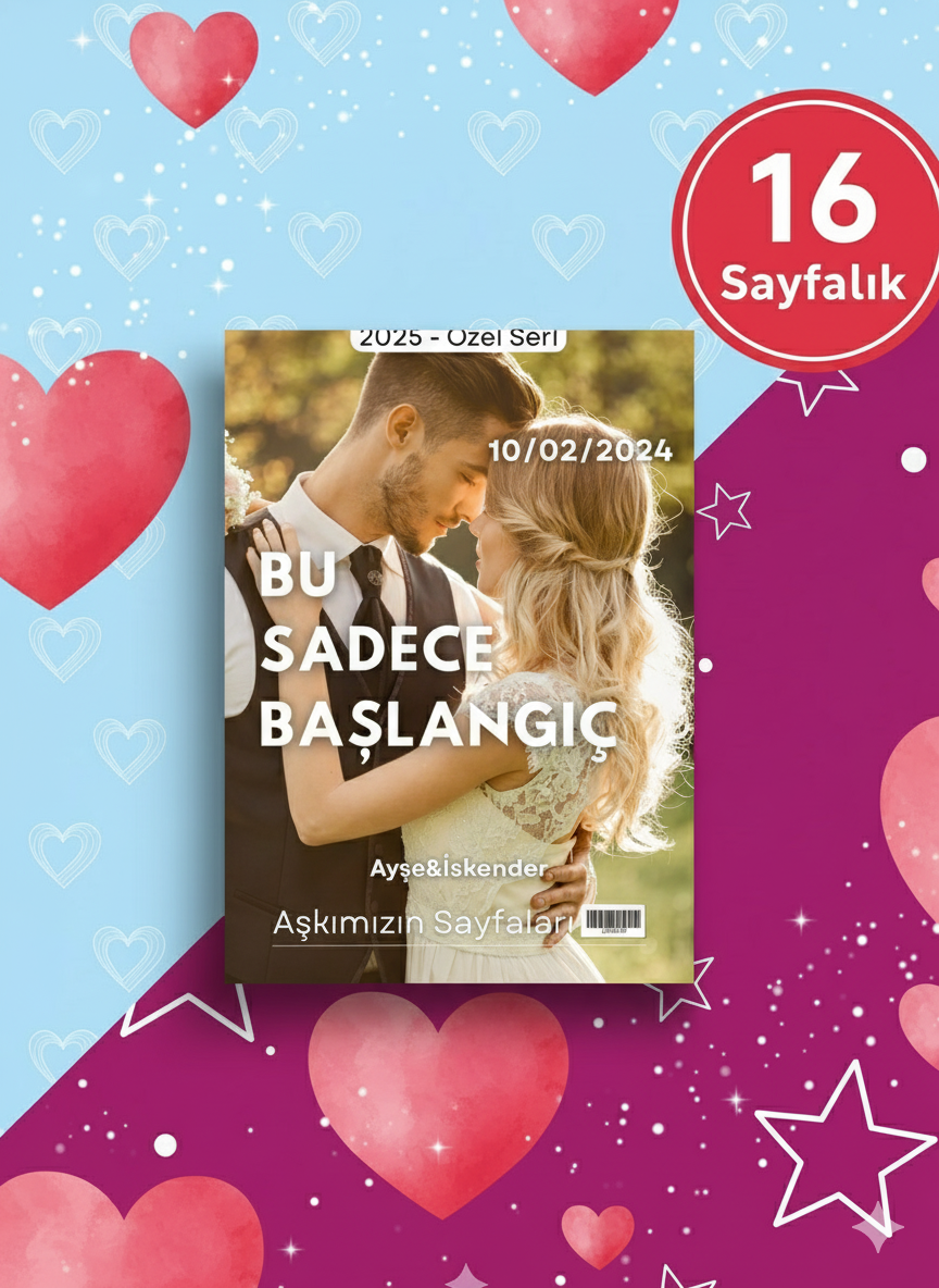 Kişiye Özel Düğün Dergisi