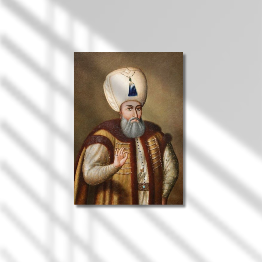 Kanuni Sultan Süleyman Kanvas Tablo