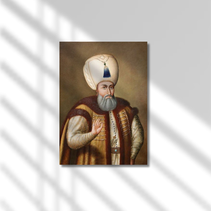 Kanuni Sultan Süleyman Kanvas Tablo